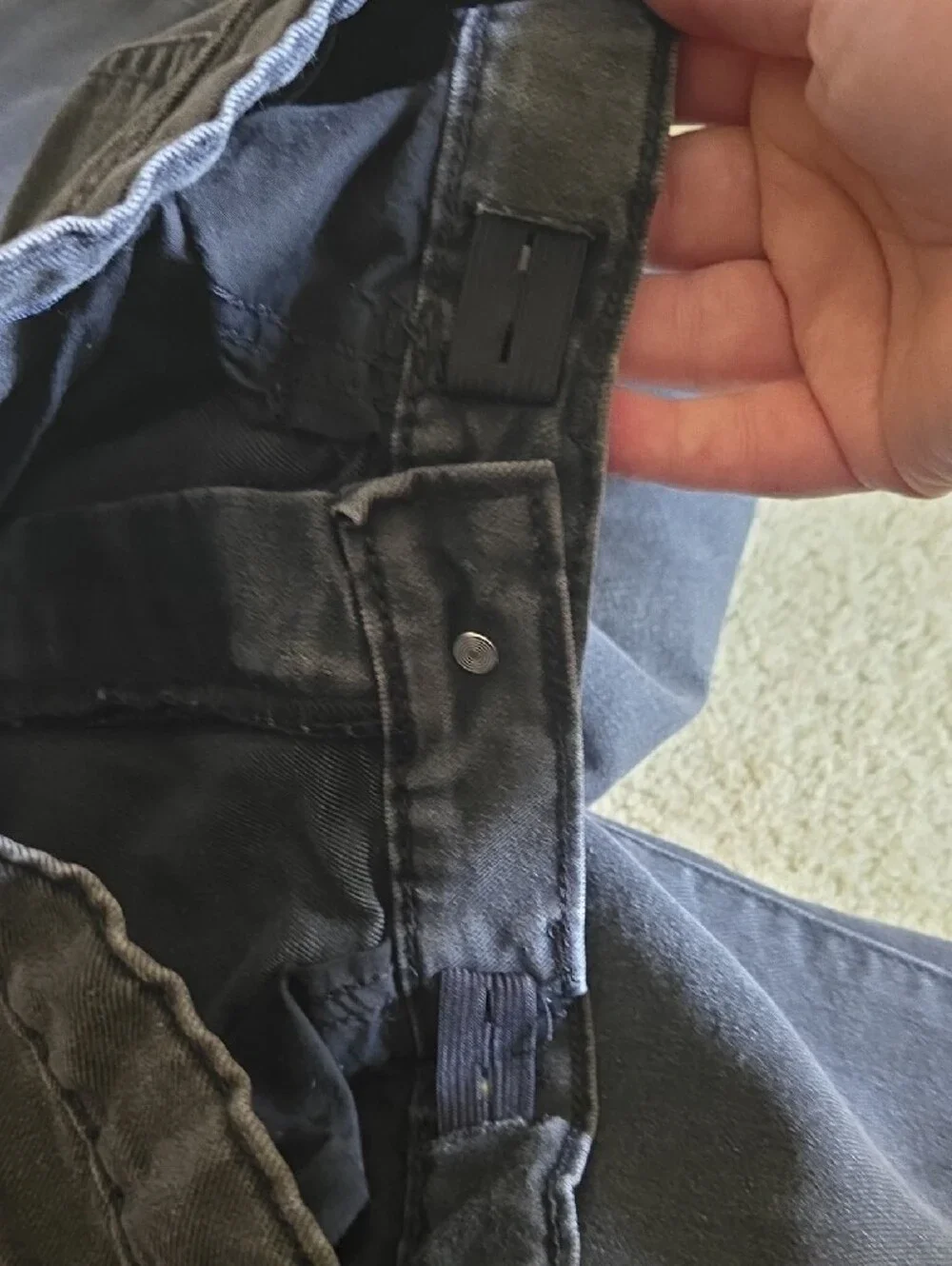 Old Navy Kids High Rise Baggy Wide Leg  Charcoal Gray Jeans Size 14